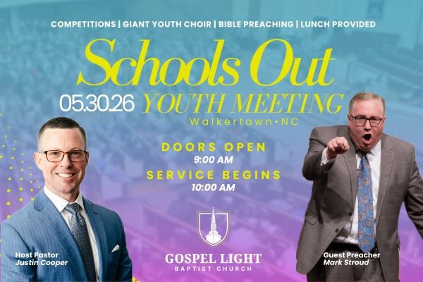 Schools Out Youth Meeting Postcard (9 x 6 in) (6 x 4 in)